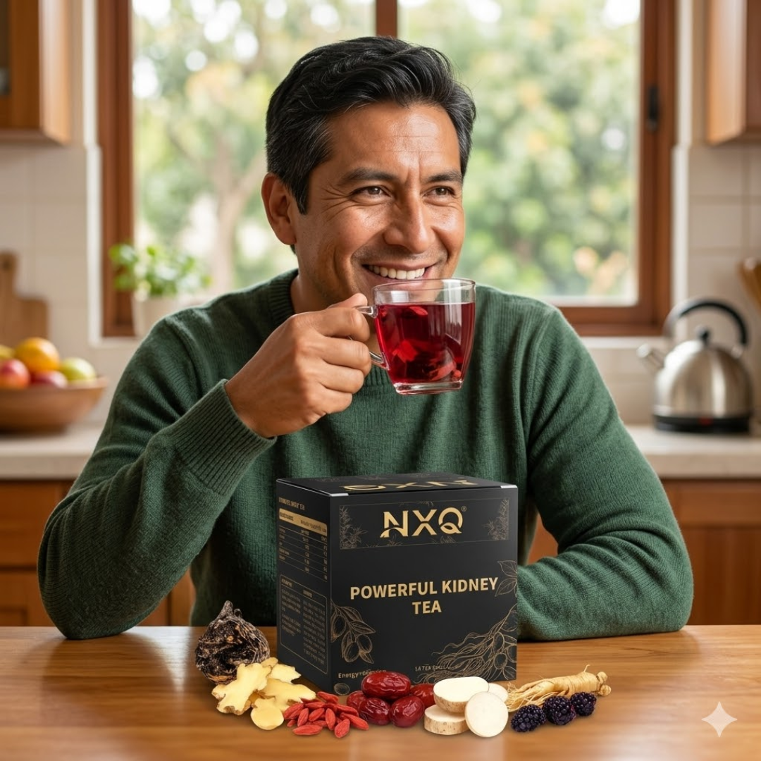 POWERTEA NXQ – Té Herbal Natural para Bienestar y Energía