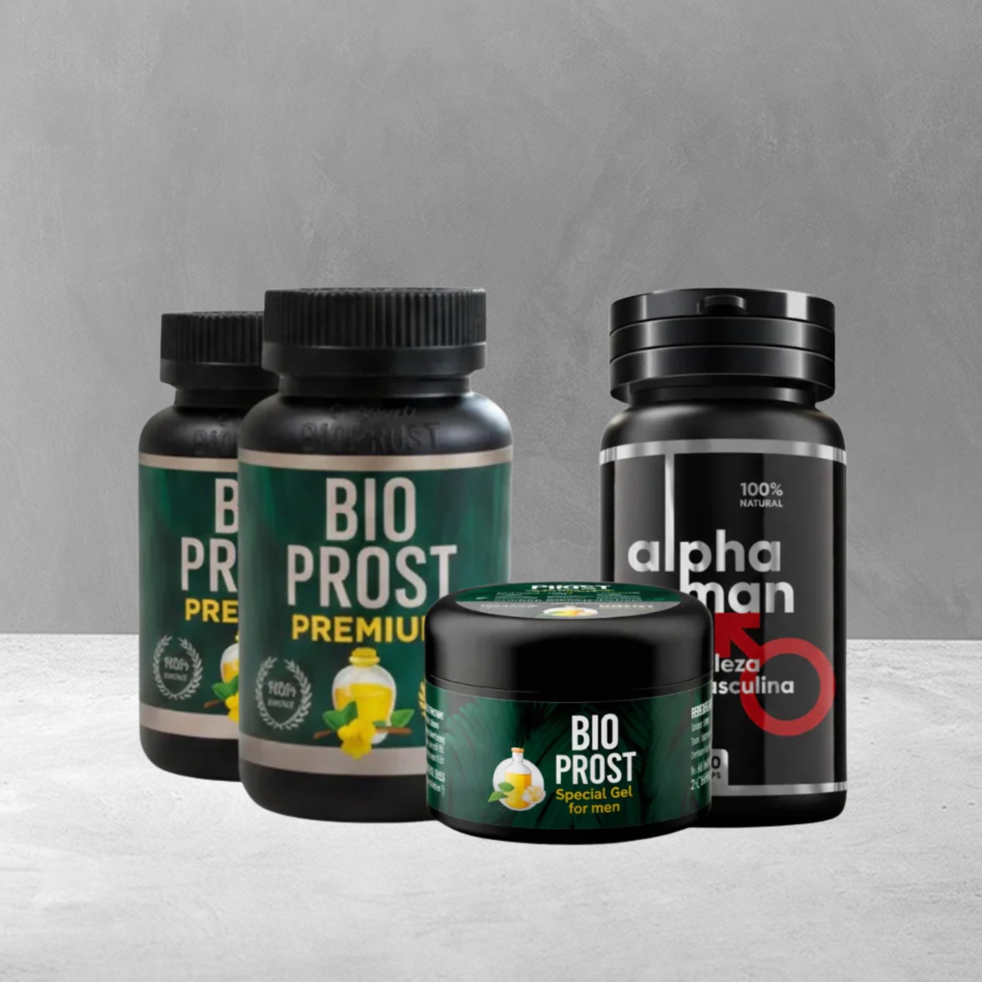COMBO 2: 2 Bio Prost + 1 Alpha Man + 1 Gel Retardante
