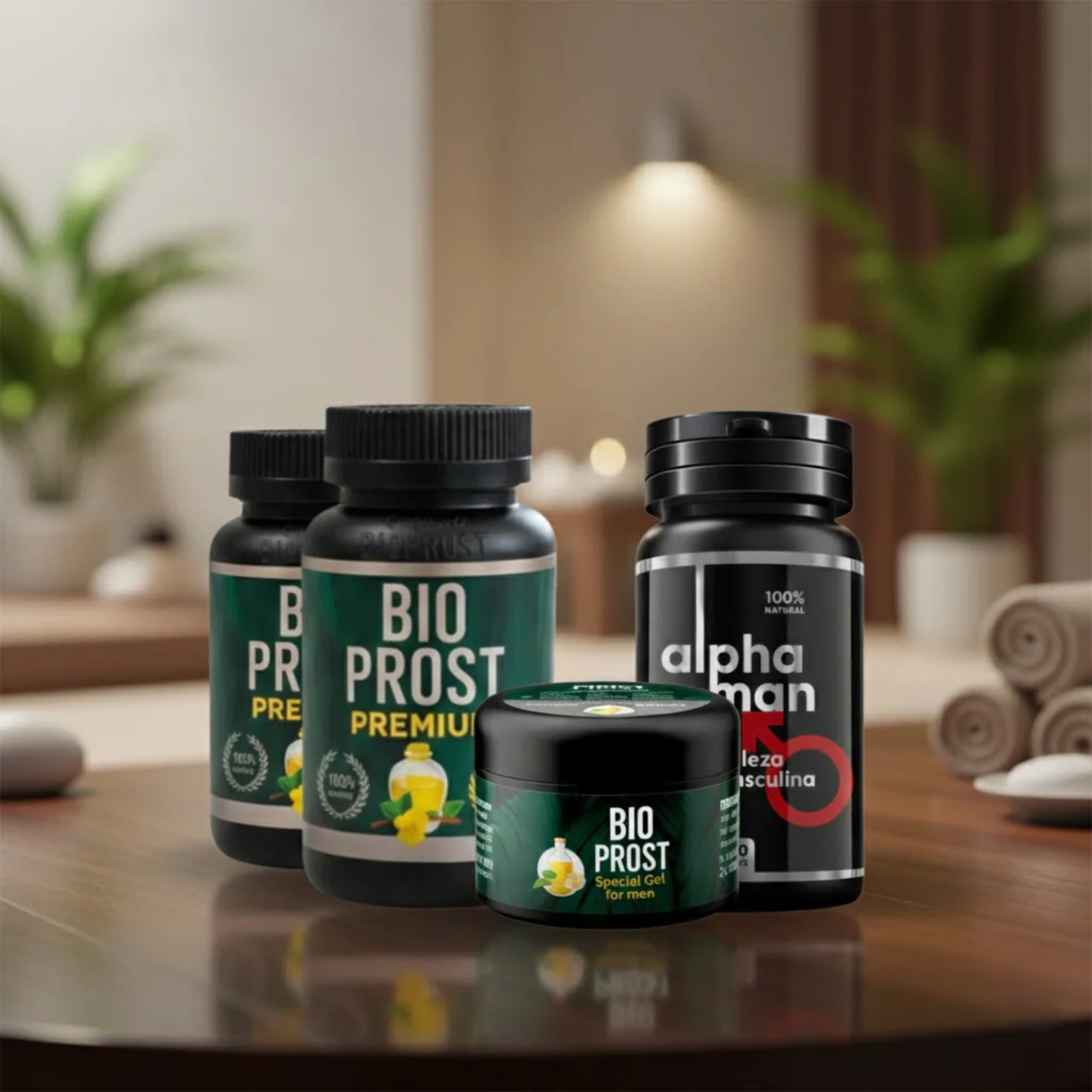 COMBO 2: 2 Bio Prost + 1 Alpha Man + 1 Gel Retardante