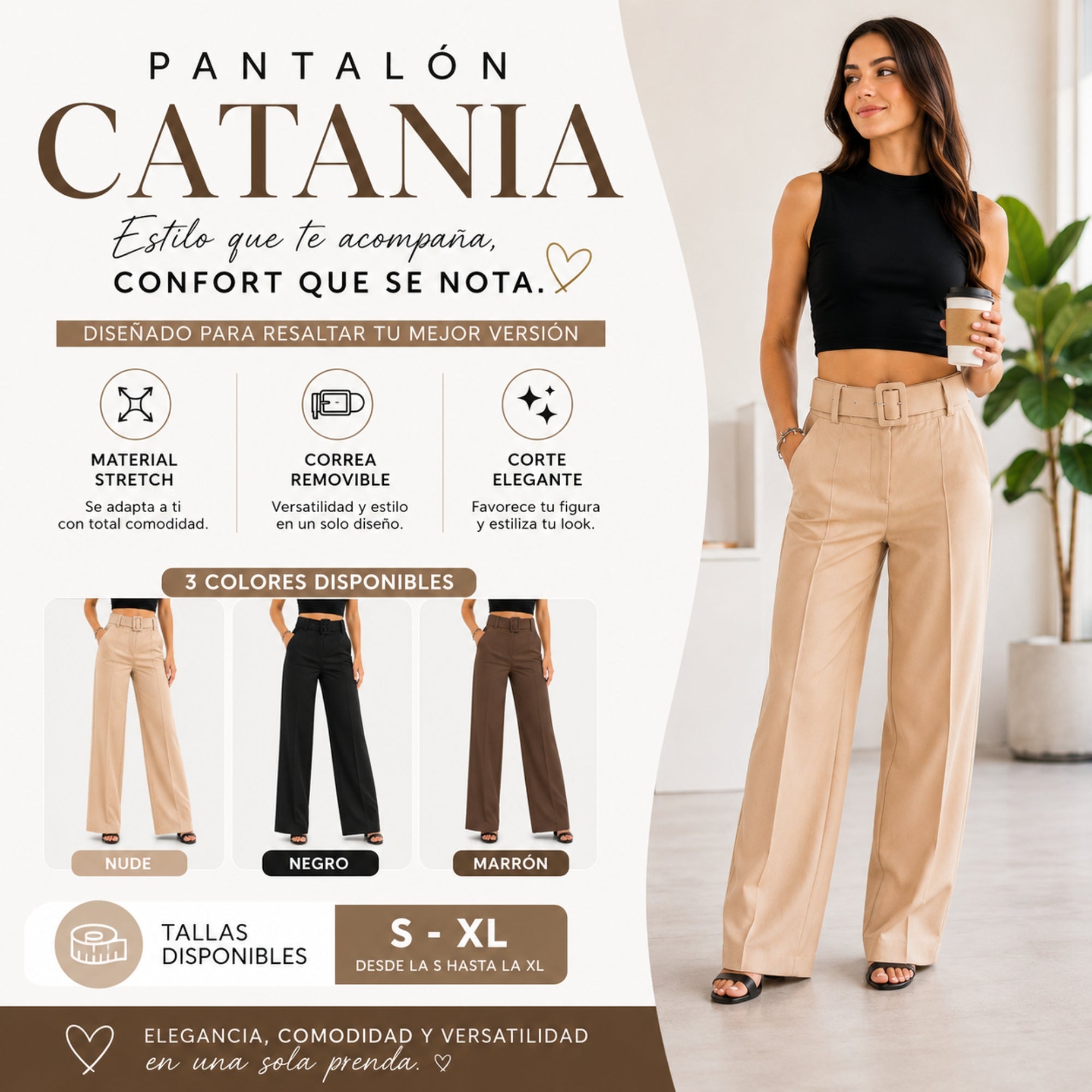 PANTALÓN CATANIA – Elegancia, comodidad y versatilidad en una sola prenda