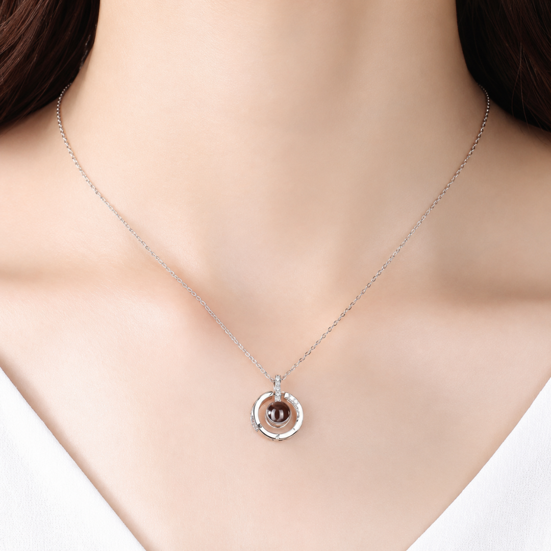 COLLAR PROYECTOR TE AMO 100 IDIOMAS | REGALO PARA TU PAREJA