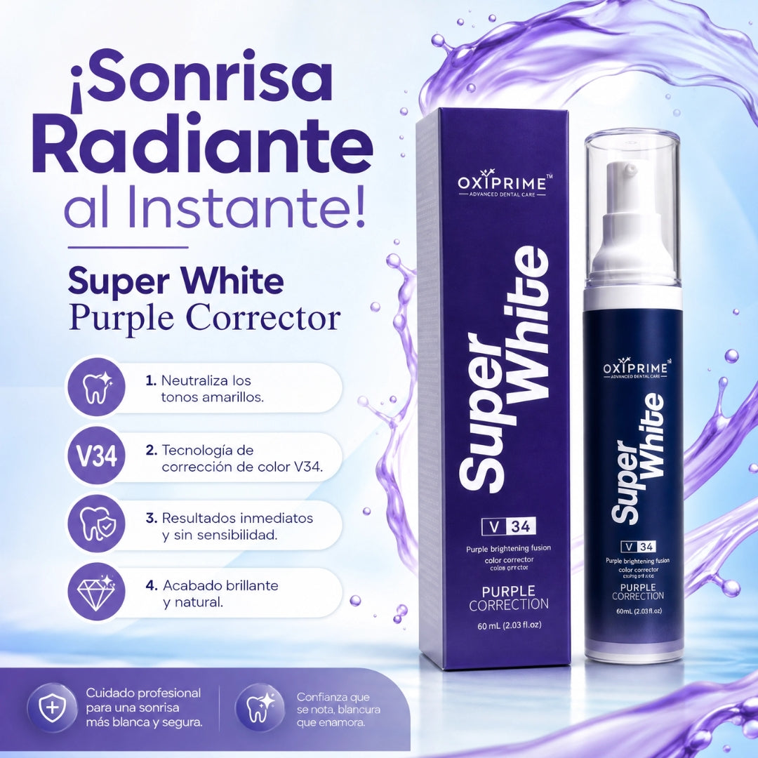 BLANQUEADORA DENTAL OXIPRIME SUPER WHITE V34 80ML