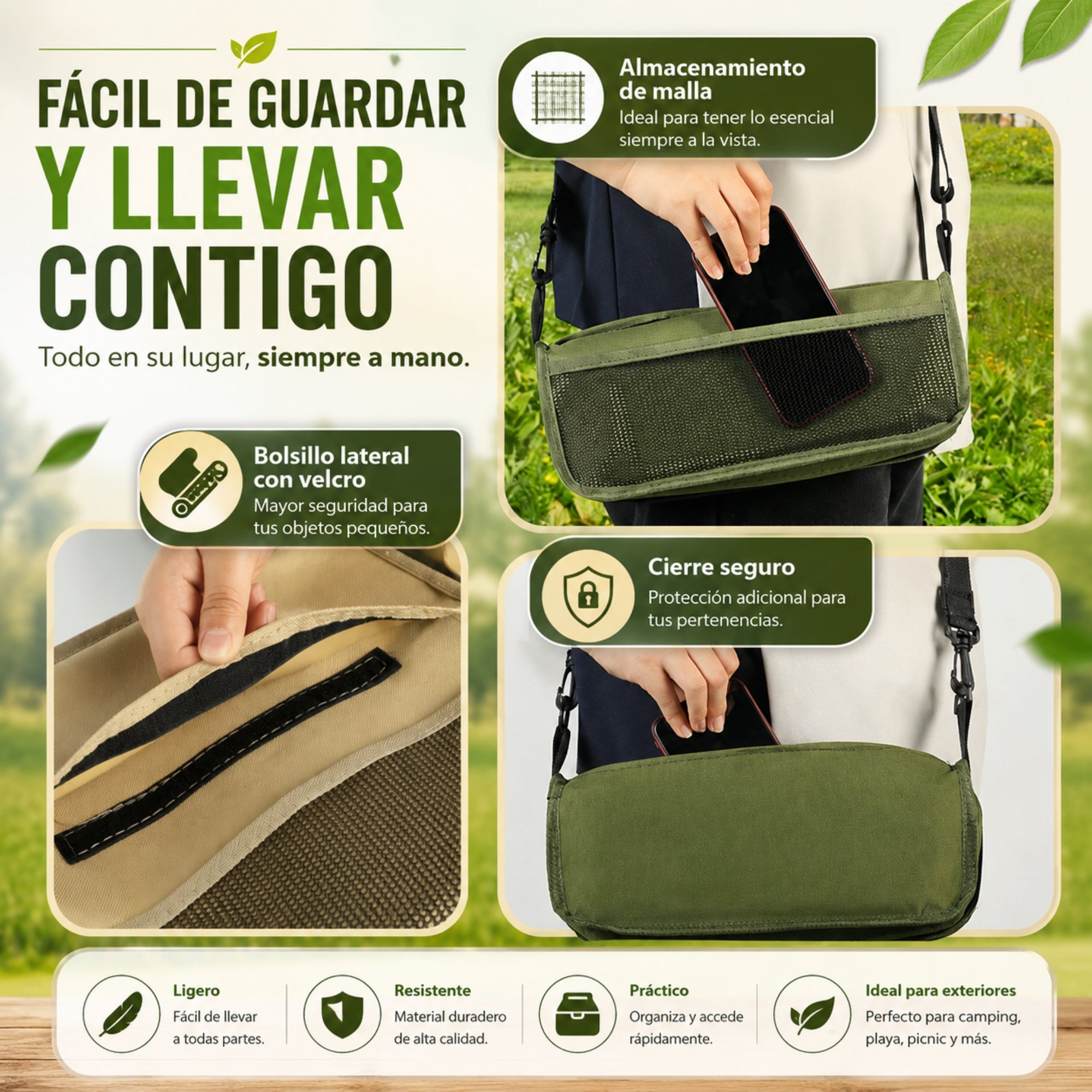 Taburete Plegable Portátil