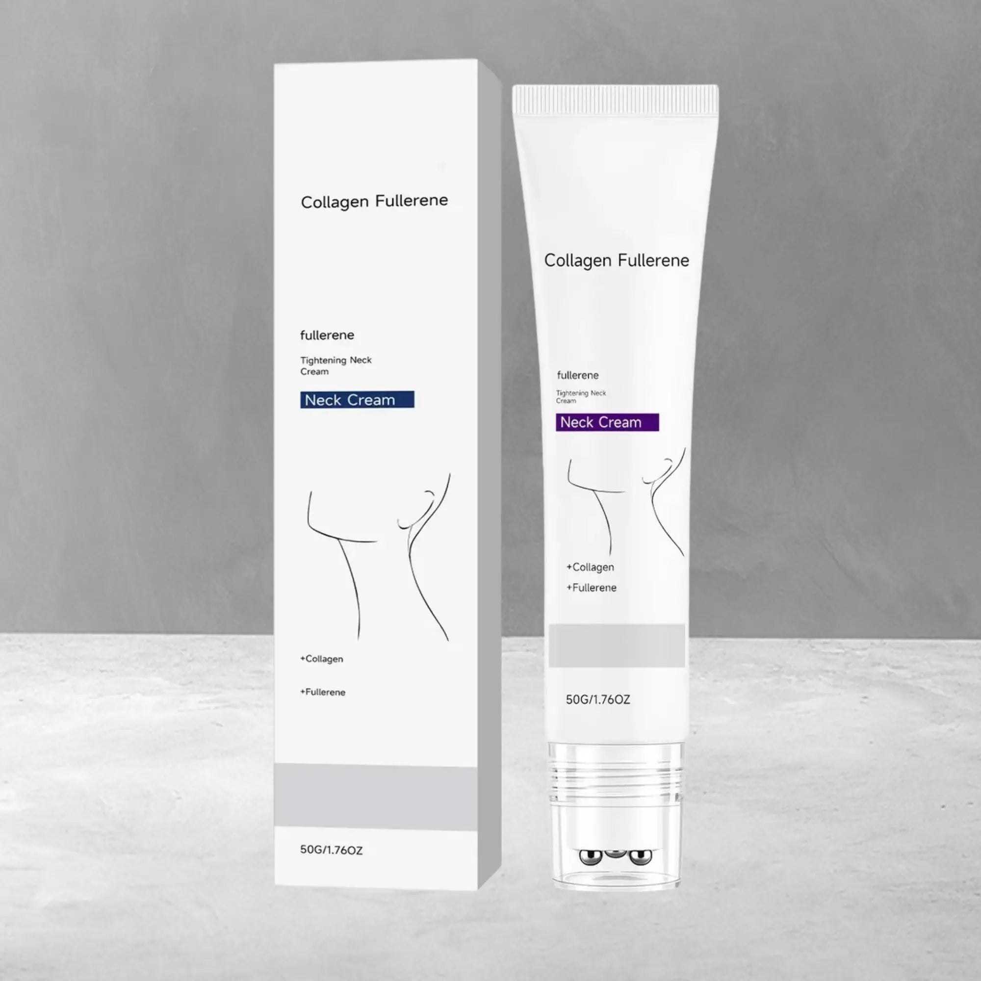 Collagen Fullerene Crema De Cuello Elástica Y Tierna Eficaz Ge Fade Neck Kles V