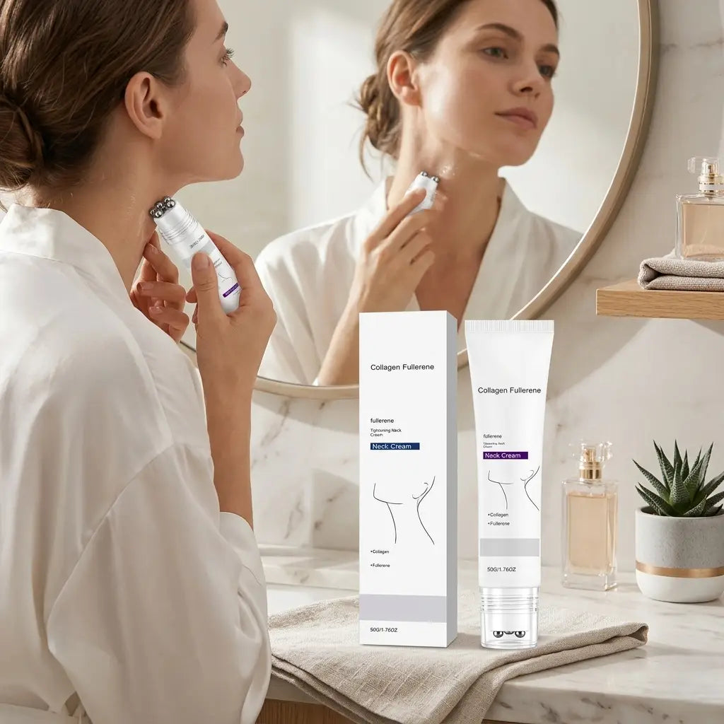 Collagen Fullerene Crema De Cuello Elástica Y Tierna Eficaz Ge Fade Neck Kles V