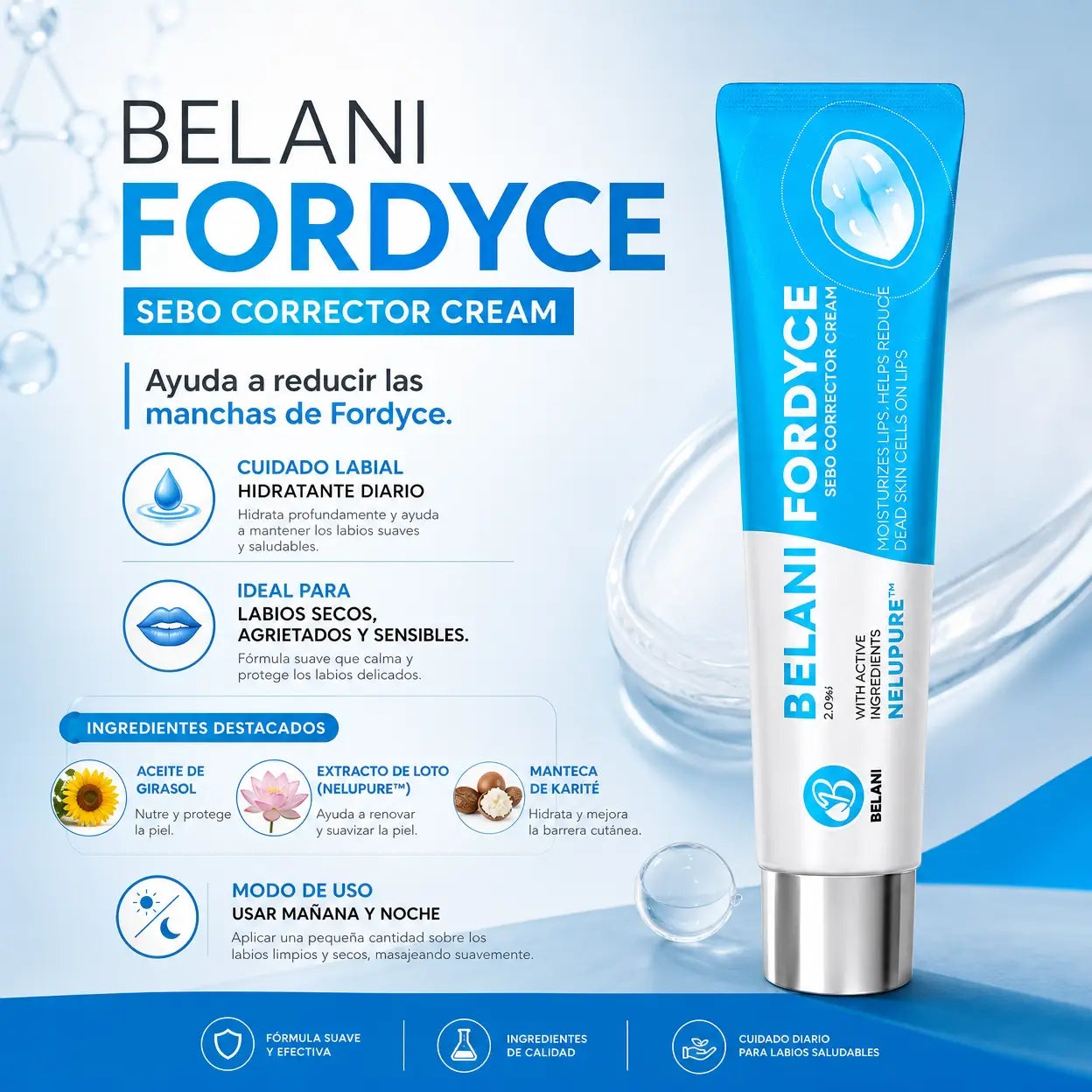 Crema Belani Fordyce – Ayuda a reducir las manchas de Fordyce