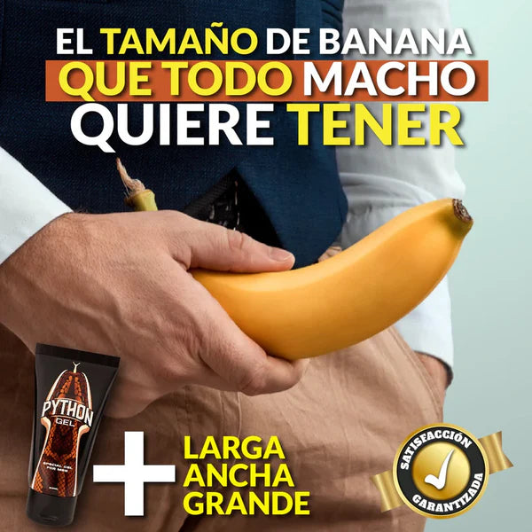 Python Gel™:Más volumen, más resistencia, más placer… ¡más de ti! 🐍🔥