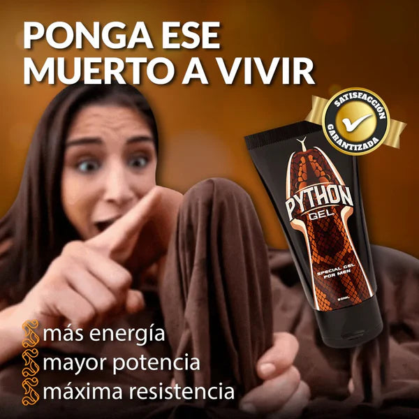 Python Gel™:Más volumen, más resistencia, más placer… ¡más de ti! 🐍🔥
