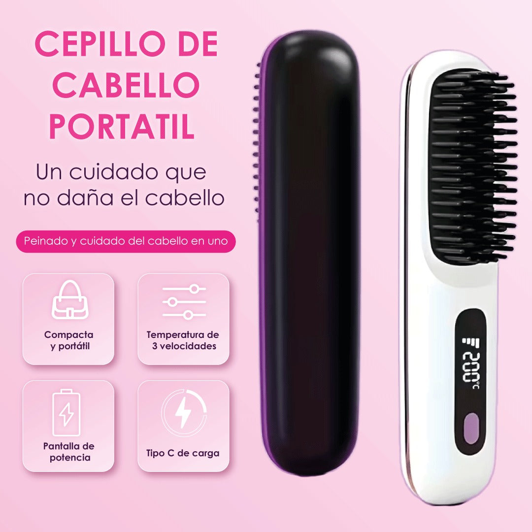 Cepillo Alisador Inalámbrico