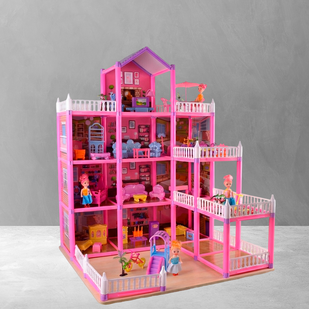 Casa de Muñecas Musical 215 Piezas