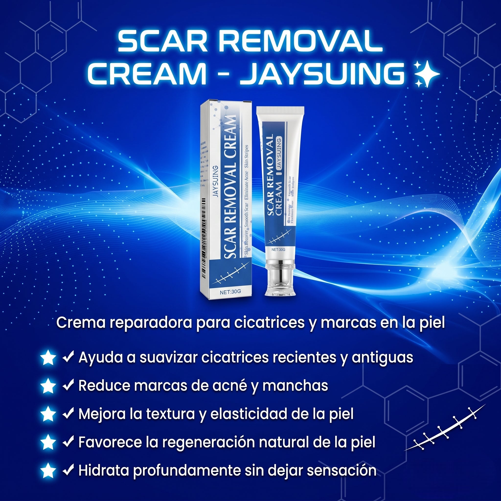 Scar Removal Cream (Jayjun) - Crema cicatrizante con resultados reales