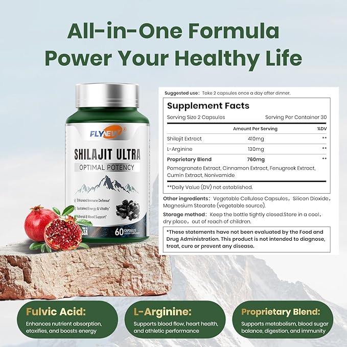 SHILAJIT ULTRASHILAJIT ULTRA - Potencia y Vitalidad Máxima