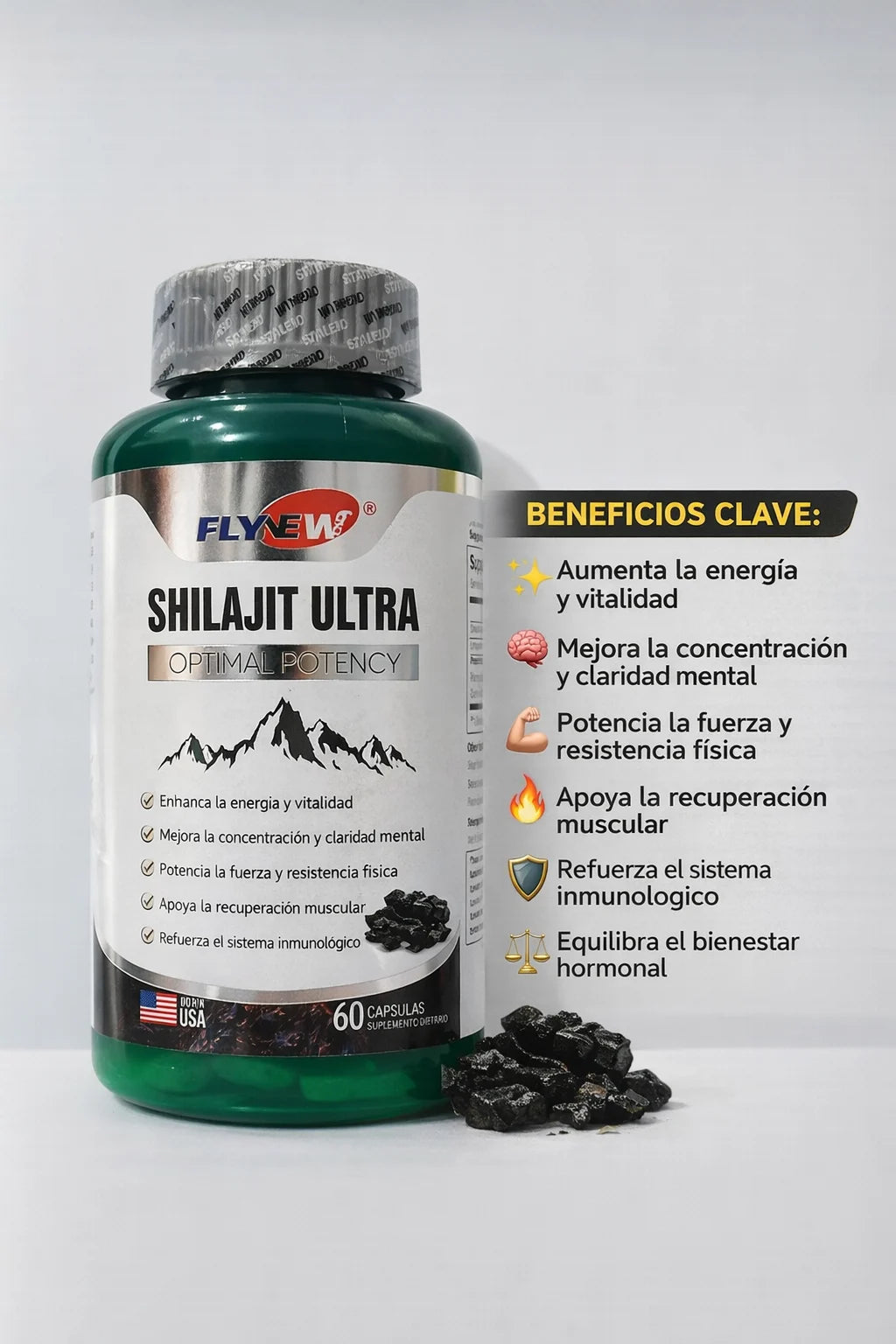 SHILAJIT ULTRASHILAJIT ULTRA - Potencia y Vitalidad Máxima
